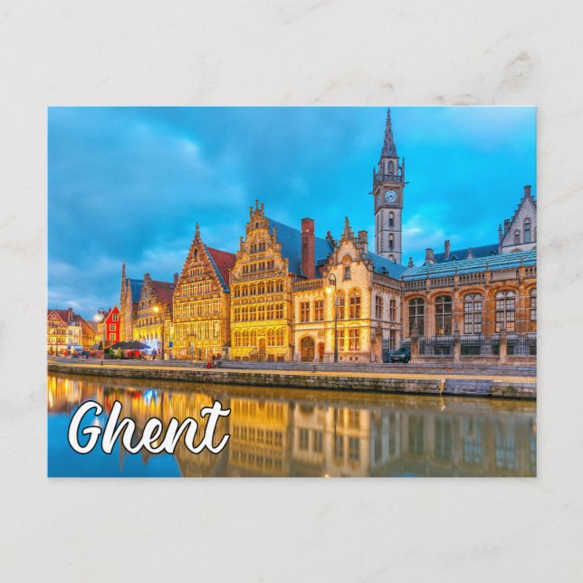 Carte Postale Gand, Belgique (Devant)