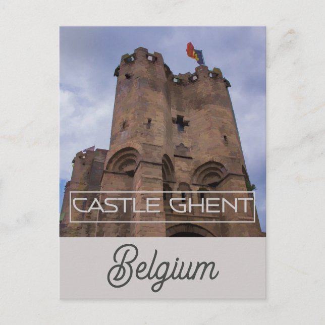 Carte Postale Gand Belgique Château de Gravensteen Photo Voyage (Devant)