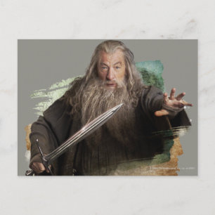 Carte Postale Gandalf avec épée