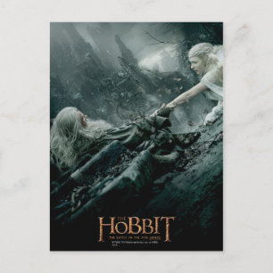 Carte Postale Gandalf et Galadriel atteignent
