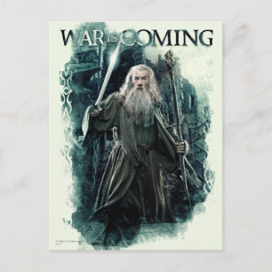 Carte Postale Gandalf - La Guerre Arrive
