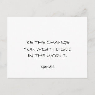 Carte Postale gandhi