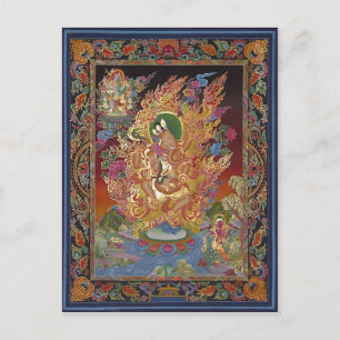 Carte postale Ganesh à quatre armes