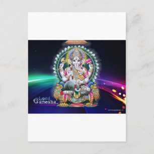 CARTE POSTALE GANESH AURA BÉNÉFICIE