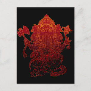 Carte Postale Ganesha3