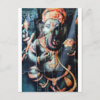Carte Postale Ganesha éléphant Hindou Succès Dieu
