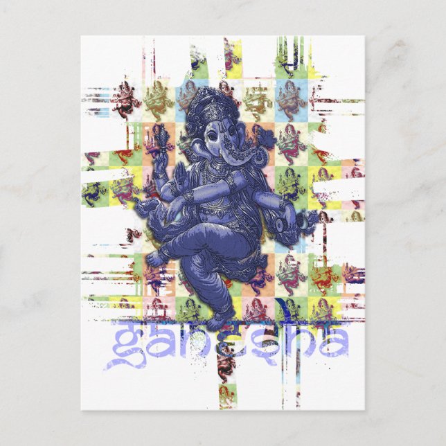 Carte Postale GANESHA | faites votre propre arrière - plan (Devant)