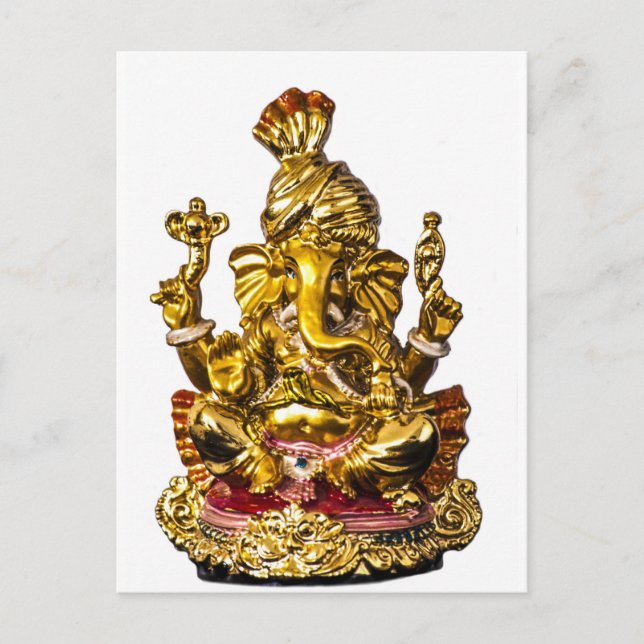 Carte Postale Ganesha par Vanwinkle Designs (Devant)