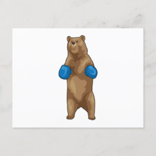 Carte Postale Gants de boîte à ours