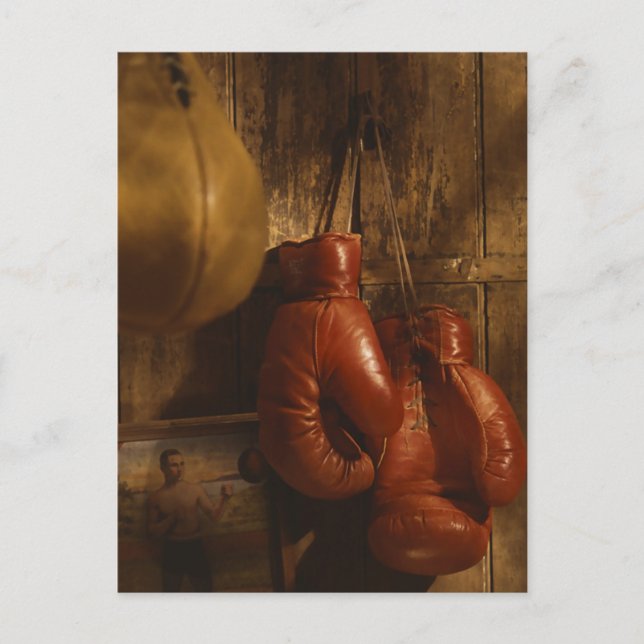 Carte Postale Gants de boxe (Devant)