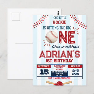 Carte Postale Garçon d'anniversaire de baseball