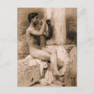 Carte Postale Garçon musicien