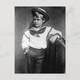 Carte Postale Garçon victorien