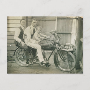 Carte Postale Garçons de moto