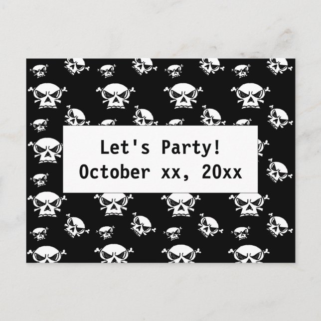 Carte Postale Garçons du crâne (Devant)