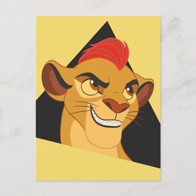 Carte Postale Garde-lions | Kion Character Art (Devant)