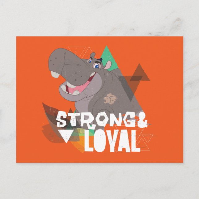 Carte Postale Garde-lions | Strong & Loyal Beshte (Devant)