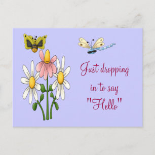 Carte postale Garden Buzz