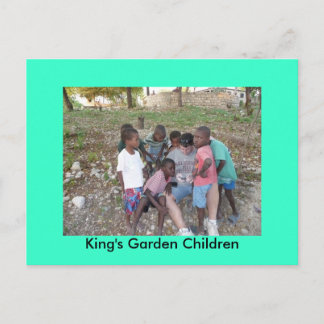 Carte Postale Garden Children du Roi