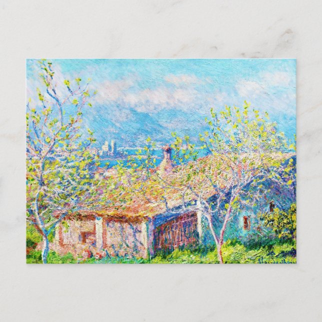 Carte Postale Gardener's House à Antibes Claude Monet (Devant)