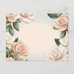 Carte Postale Gardenia Inspiré Pastel Rêveur