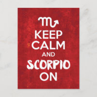 Garder Le Calme Scorpio Sur L'Astrologie Anniversa