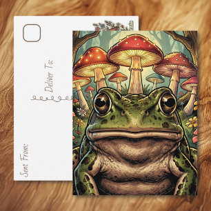 Carte Postale Garder le Contact   Grenouille Rétro au Charme Cam
