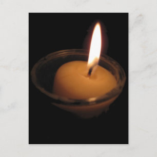 Carte Postale Gardez la flamme brûler la bougie