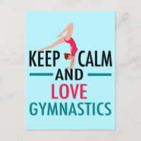 Gardez le calme Amour Gymnastique Belle Gymnaste