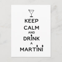 Gardez le calme et buvez un Martini