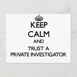 Carte Postale Gardez le calme et faites confiance à un chercheur