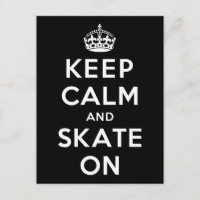 Gardez le calme et patinez dessus
