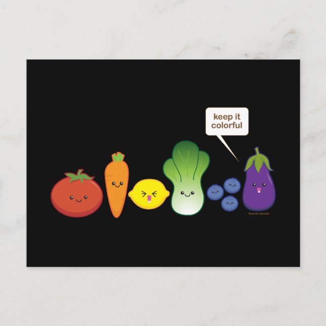 Carte Postale Gardez-Le Coloré ! (Devant)