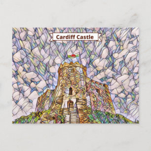 Carte Postale Gardien du château de Cardiff