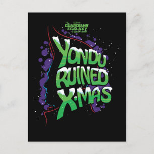 Carte Postale Gardiens de Galaxy Holiday Yondu X-Mas
