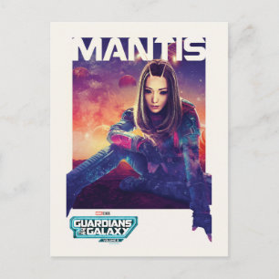 Carte Postale Gardiens de la Galaxie Affiche de personnage de Ma