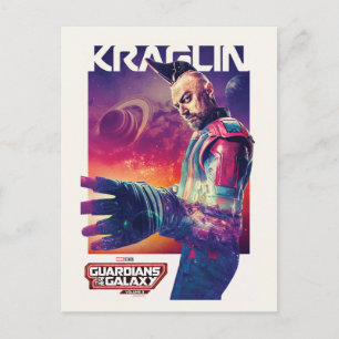 Carte Postale Gardiens de la Galaxie affiche de personnage Kragl
