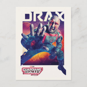 Carte Postale Gardiens de la Galaxie Drax Affiche de personnage