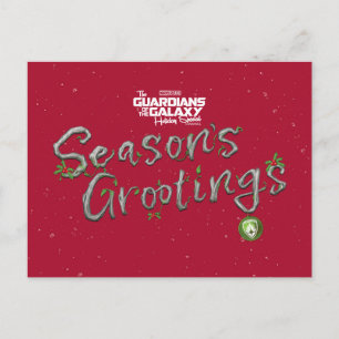Carte Postale Gardiens de la Galaxie : Joyeuses Fêtes de Groot