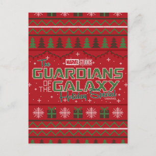 Carte Postale Gardiens de la Galaxy Holiday Cross Stitch