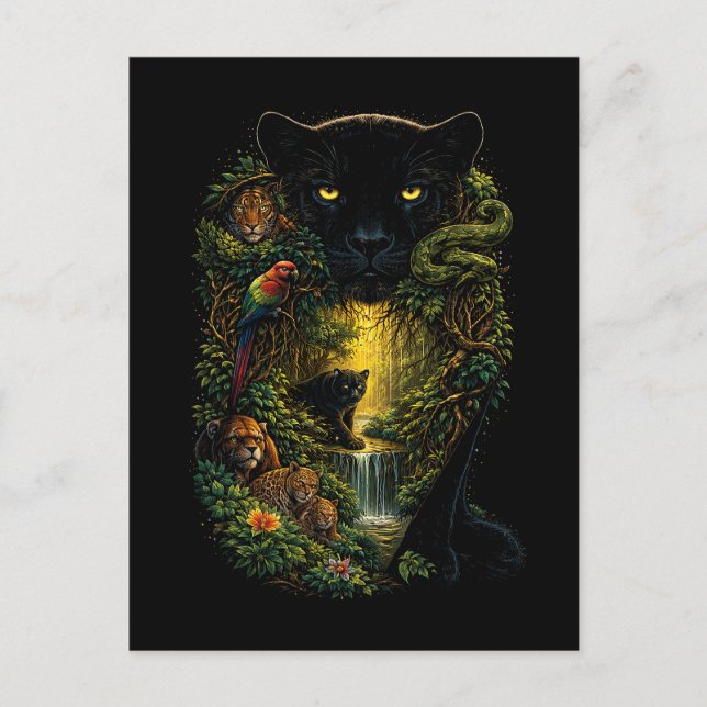 Carte Postale Gardiens de la nature sauvage (Devant)