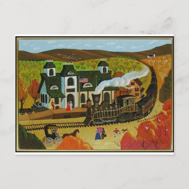 Carte Postale Gare (Devant)