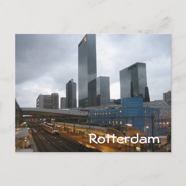 Carte Postale Gare centrale de Rotterdam (Devant)
