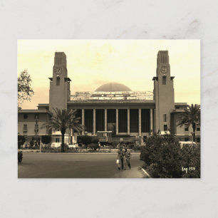 Carte Postale Gare centrale ferroviaire vintage de Bagdad en Ira