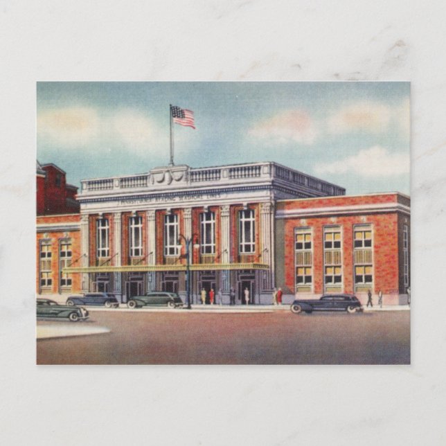 Carte Postale Gare d'Atlantic City 1936 PRSL (Devant)