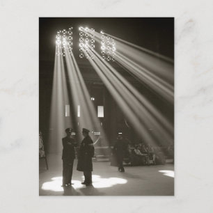 Carte Postale Gare de Chicago Union Station, 1943