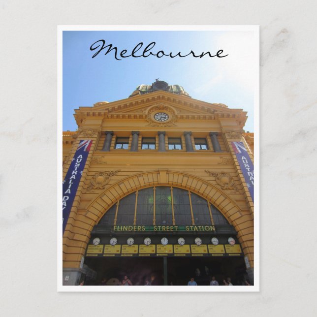 Carte Postale gare de grand flinders (Devant)