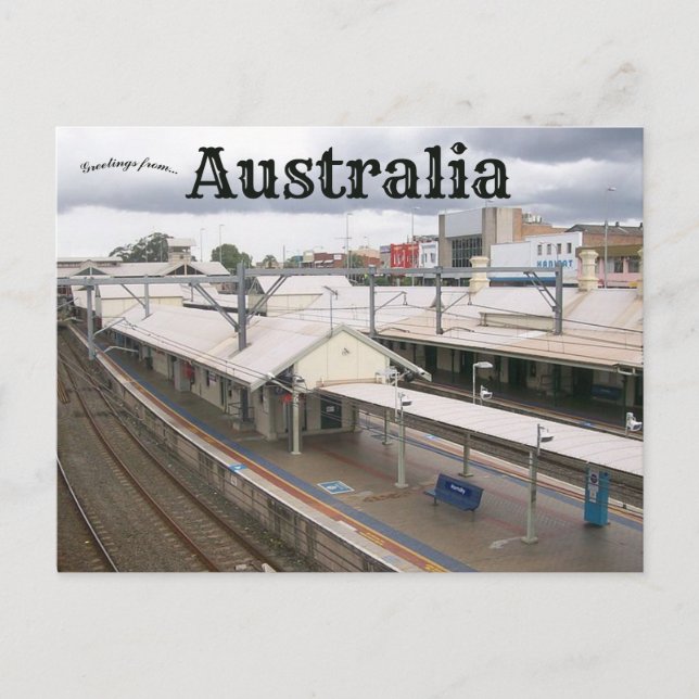 Carte Postale Gare de Hornsby Australie (Devant)