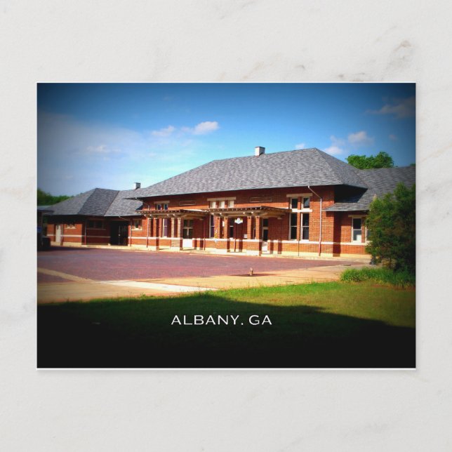 Carte Postale GARE DE L'UNION - Albany, Géorgie (Devant)
