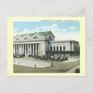 Carte Postale Gare de Rail Road, Jacksonville, Floride